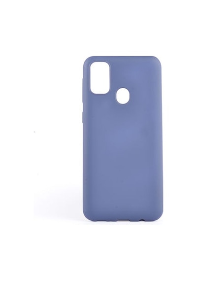 Samsung Galaxy Uyumlu M30s Kılıf Esnek Yapılı İnce Slim Silikon Kapak Ryc/premier Lacivert