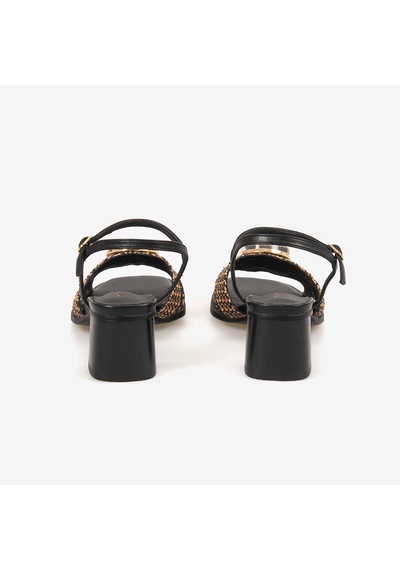 Noa Harmon Kadın Ayarlanabilir Kayışlı 5cm Topuklu Sandalet 10287 Black-cuero Noa Harmon Kadın Ayarlanabilir Kayışlı 5cm Topuklu Sandalet 10287 Black-cuero