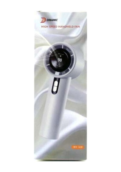 Dijital Göstergeye Sahip Mini El Fanı - 5w Hız