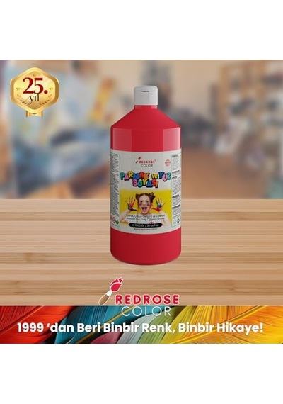 Kırmızı Parmak Boyası 1000 Gr 0,15 L