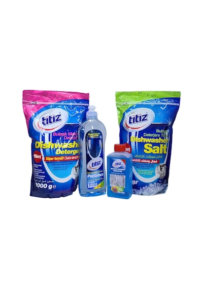Titiz Toz Bulaşık Makinesi 4'lü Set Titiz Toz Bulaşık Makinesi 4'lü Set