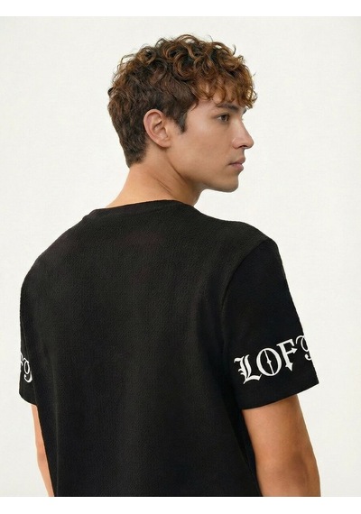 LOFT Loose Fit Erkek Tshirt K.kol Lf2042372 Q1.v1 Siyah
