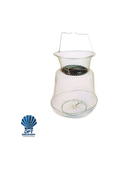Dft Kapaklı Yuvarlak Sepet Tel Livar 38cm
