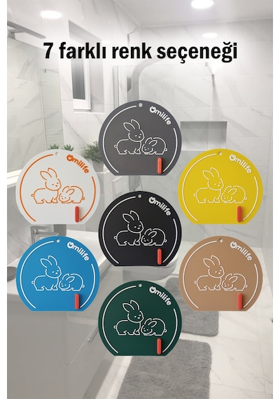 Siyah Gider Koku Önleyici Silikon Sızdırmaz Ped Banyo Mutfak Lavabo Koruyucu 15x14 Cm