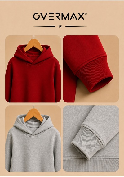 Overmax Çocuk 2 Li Sweatshirt Takımı 3-12 Yaş Gri-kırmızı - 917353073 Gri-kırmızı