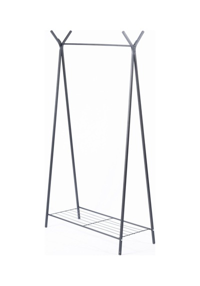 Retohome Ayaklı Raflı Konfeksiyon Askısı Metal