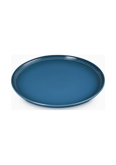 Le Creuset Coupe Kahvaltı Tabağı Modern Seramik Tasarım 22 Cm Koyu Turkuaz