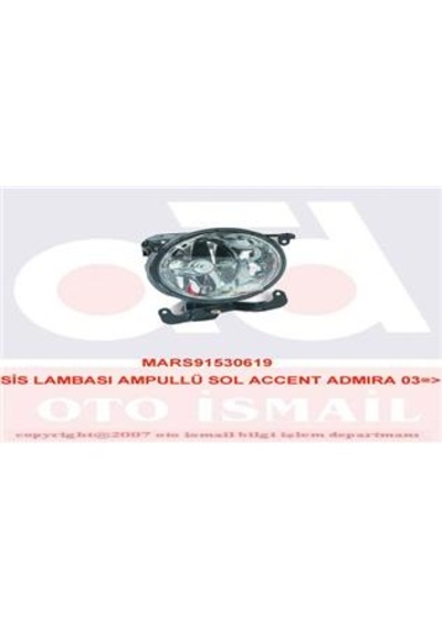 Mars 530619 Sis Lambası Ampüllü Sol Accent Admıra 03 9220125500