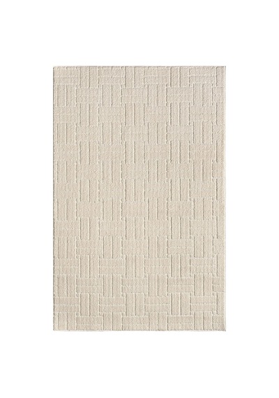 Raschel Carpet Kaymaz Taban Moopy Krem Rengi Bukleli Yumuşak Soft Dokuma Yolluk Halı Salon Halısı Lp1001a, 100 X 450 Diğer