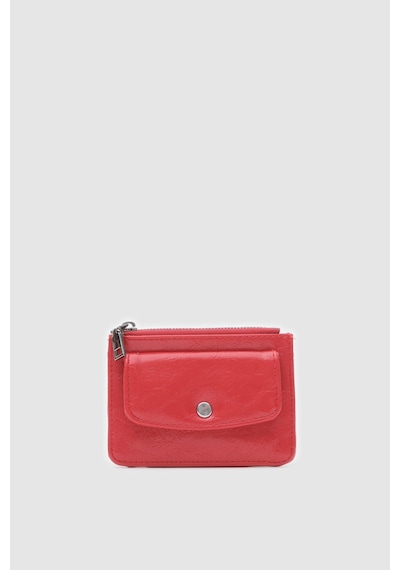 Shule Bags Carry Kapaklı Kadın Kartlık Kırmızı