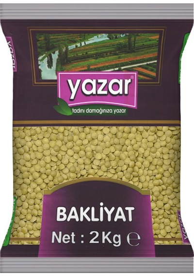 Yazar Yeşil Mercimek 2 KG