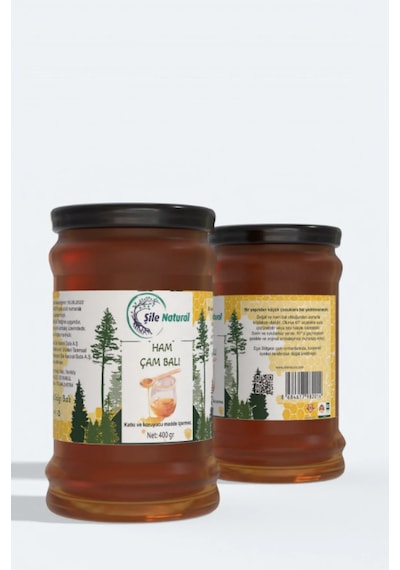 Çam Balı Cam Kavanoz 400 Gr - %100 Doğal Ham Çam Balı