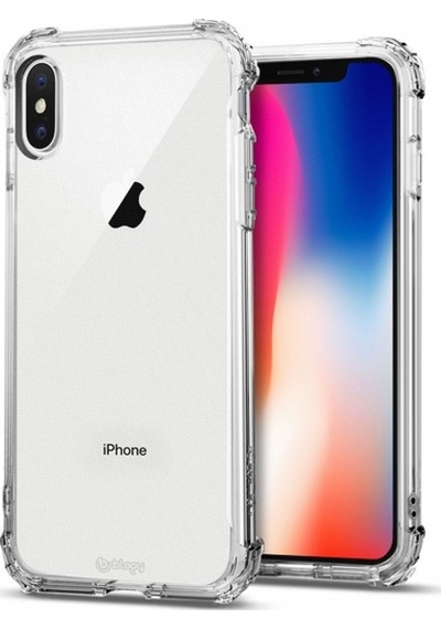 Apple Uyumlu iPhone Blogy X Xs İle Crystal Fit Kılıf Clear