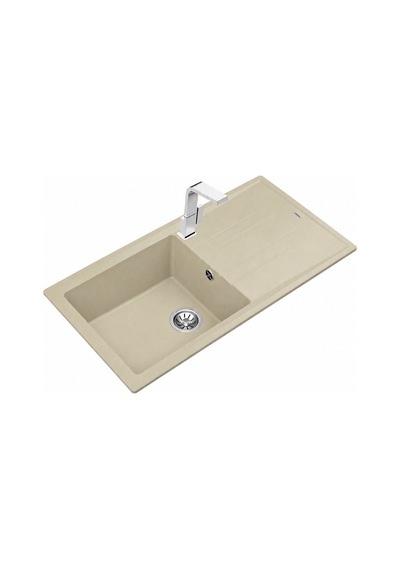 Teka Stone Tek Göz Granit Evye Topas Bej 100x50