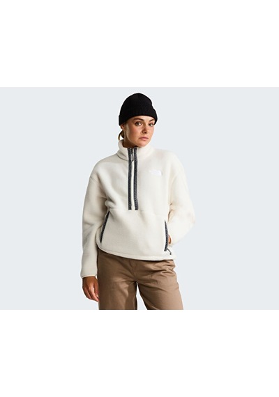 The North Face W Tnf Fleeskı 1/4 Zıp Po Kadın Outdoor Çeyrek Fermuarlı Polar Üst Nf0a88z3qlı1 Beyaz