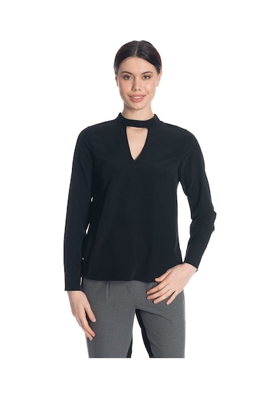 Bulalgiy Kadın Siyah Feminen Bluz - Bga033453 Siyah