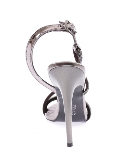 Dgn Mnt-03-23y Kadin Silver Taşli Çapraz Bantli Abiye Ayakkabi MNT-03-1563-R3090