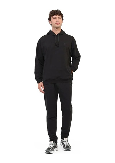 Lumberjack Mb Sn73 Hoodie Kapsonlu Erkek Sweat - Siyah
