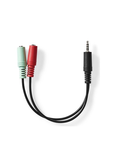 3.5 Mm Erkek - 2x 3.5 Mm Dişi 20cm Çevirici Kablo