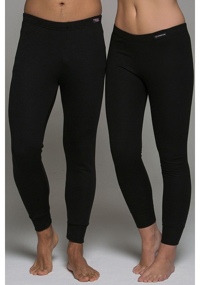 Thermoform Heavy Unisex Yetişkin Outdoor Kışlık Termal Alt İçlik Siyah Renkli