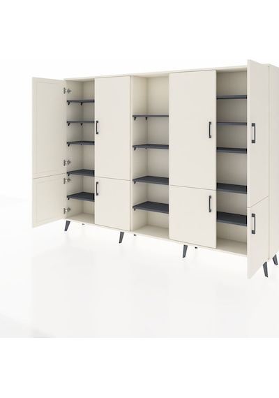 Arges Dolap 14 Raflı 8 Kapaklı 220x30x163 Aytaşı-aytaşı/antrasit Aytası/antrasıt - Aytası Arges Dolap 14 Raflı 8 Kapaklı 220x30x163 Aytaşı-aytaşı/antrasit Aytası/antrasıt - Aytası