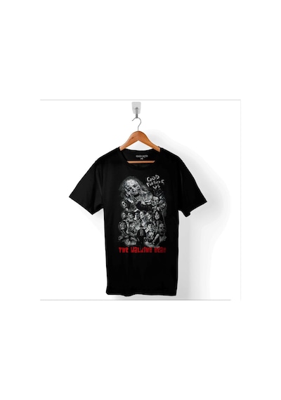 The Walking Dead Yürüyen Ölüler God Forgive Us Baskılı Tişört Unisex T-shirt 001