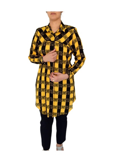Kadın Ekose Kareli Tunik Bgl-st02956 001