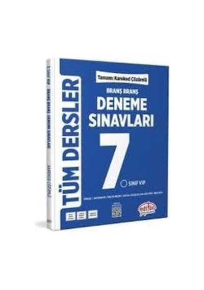 7.sınıf Branş Branş Deneme Sınavları - Editör