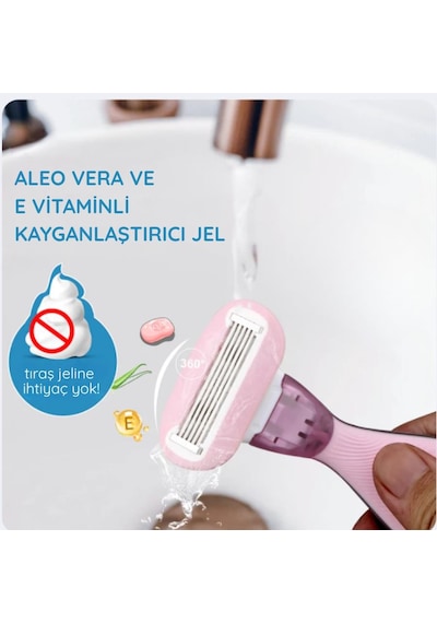 Dynamo Beauty Kadın 5 Bıçaklı Mini Tıraş Bıçağı- Kutulu, Seyahat Boy