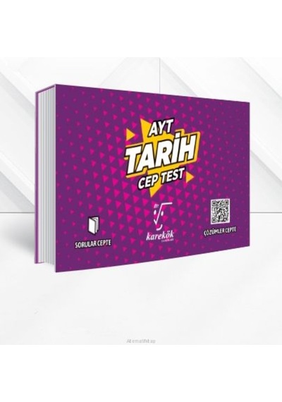 AYT Tarih Cep Test -  Karekök Eğitim Yayın