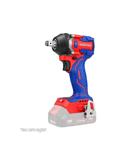 Workpro Wp390225 20volt 1/2 360nm Kömürsüz Profesyonel Şarjlı Somun Sıkma Akü Dahil Değildir