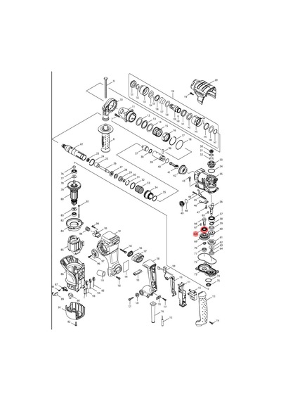 Makita HR2811FTV Rulman 6001 Ürün Kodu 210105-0