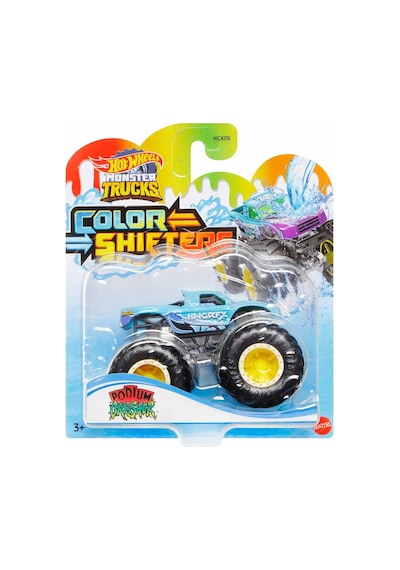 HGX06  HOT WHEELS MONSTER TRUCKS RENK DEĞİŞTİREN ARAÇLAR