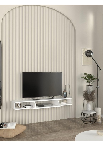 Leppo Tv Sehpası Beyaz 135 Cm Diğer