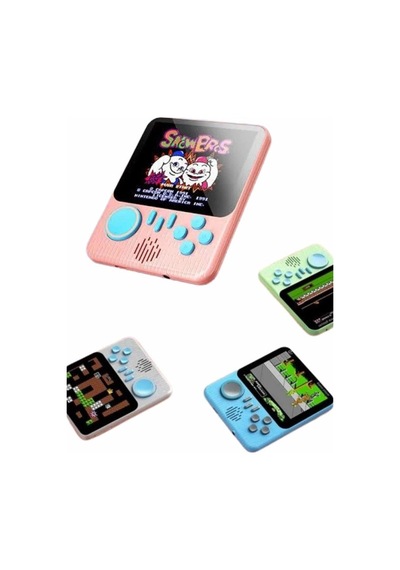3.5 İnç Mini Atari Taşınabilir Oyun Konsolu 666 Adet Retro Oyun Najmaddin