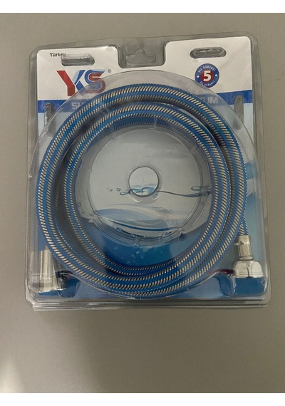 1.5mt 150cm Uzunlukta 360 Dönerli Duş Spirali Mavi Paslanmaz Çelik Diğer