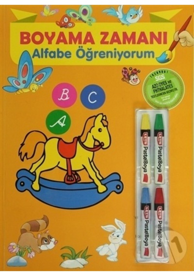 Boyama Zamanı: Alfabe Öğreniyorum