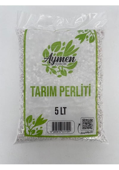 Aymen Çiçekçilik 5 Litre Tarım Perliti Köklendirici Perlit - Drenaj Düzenleyici Premium Kalite 0