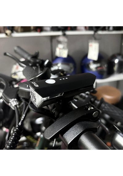 Bike Sky Evo 300 Lümen Bisiklet Ön Far Aydınlatma Şarjlı Type Kablo Uyumlu Siyah