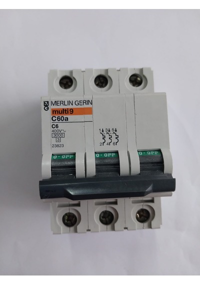 Merlin gerin 3x6 Amper C Tipi MULTİ9 C60A Otomatik Sigorta