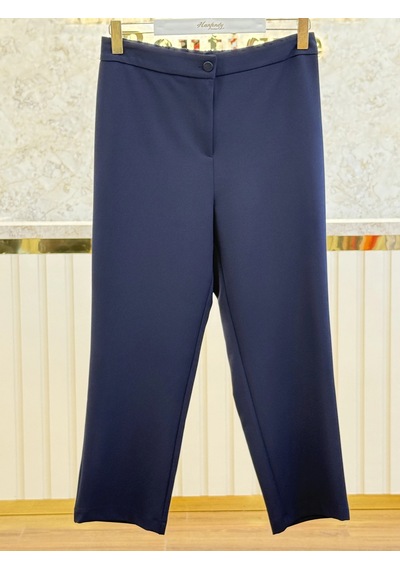 Sentez Sz-5405-l Lacivert Renk Arkası Lastikli Rahat Tek Düğme Pantolon Çok Renkli