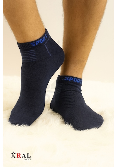 Kral Socks Yeni Sezon Çorap Unisex 10 Çift Parfümlü Yıkamalı Dikişsiz Pamuklu Erkek Çorap Asorti
