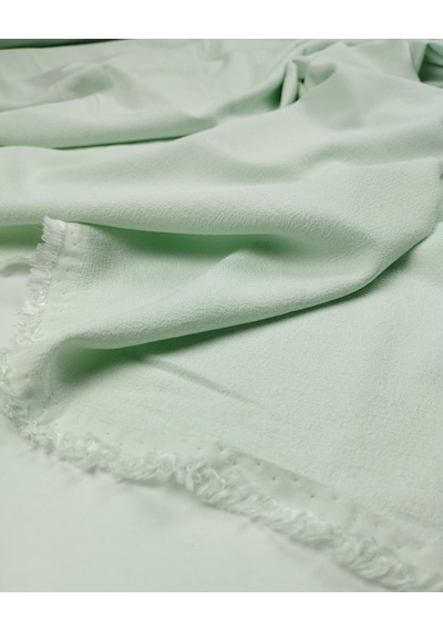 Mint Yeşili Renkte Maroken Viskon Kumaş En: 125 Cm-10149 10