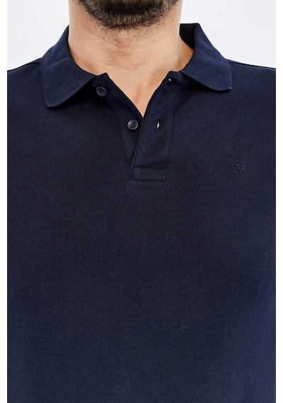 Süvari Slim Lacivert Erkek Polo Yaka T-shirt Ts1014000474