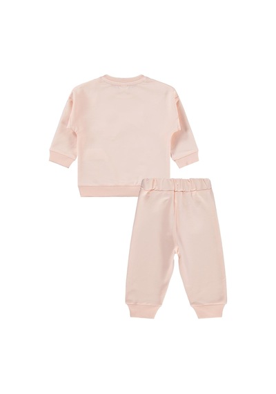 Civil Baby Kelebek Nakışlı 6-18 Ay Takım - Pembe 17973000826S1