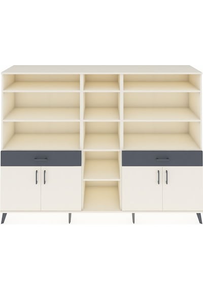 Hyperion Dolap 12 Raflı 2 Çekmeceli 4 Kapaklı 220x44x163 Aytaşı-a Aytaşı-aytaşı/antrasit Hyperion Dolap 12 Raflı 2 Çekmeceli 4 Kapaklı 220x44x163 Aytaşı-a Aytaşı-aytaşı/antrasit