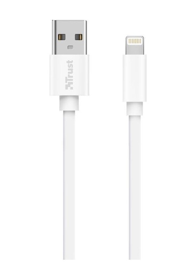 Trust 20345 Flat Lightning Kablo 1 M Beyaz