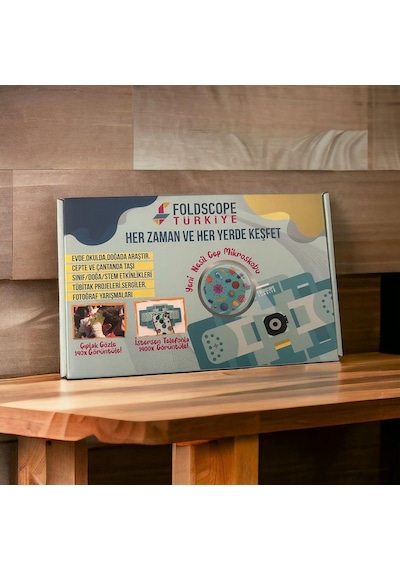 Ayrex Foldscope Cep Mikroskobu Gezgin Seti