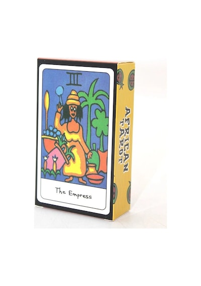 Özel Üretim Mistik Koleksiyon Kahin African Tarot Kartı Alk2783