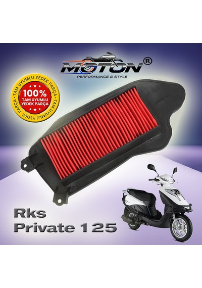 Rks Private 125 Yüksek Performanslı Motosiklet Hava Filtresi A Kalite